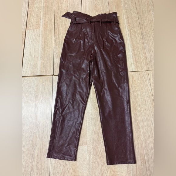 Commando Faux Leather Paperbag Waist Pants - Picture 8 of 8